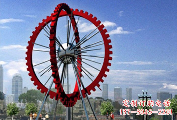 贵州不锈钢摩天轮雕塑美丽的景观