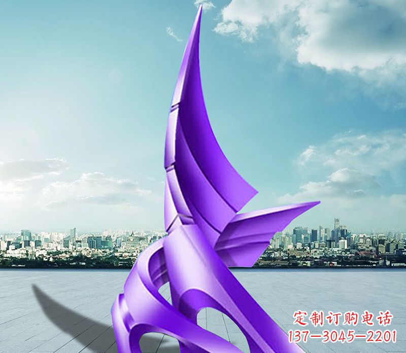 贵州不锈钢船帆雕塑静谧的海洋美景