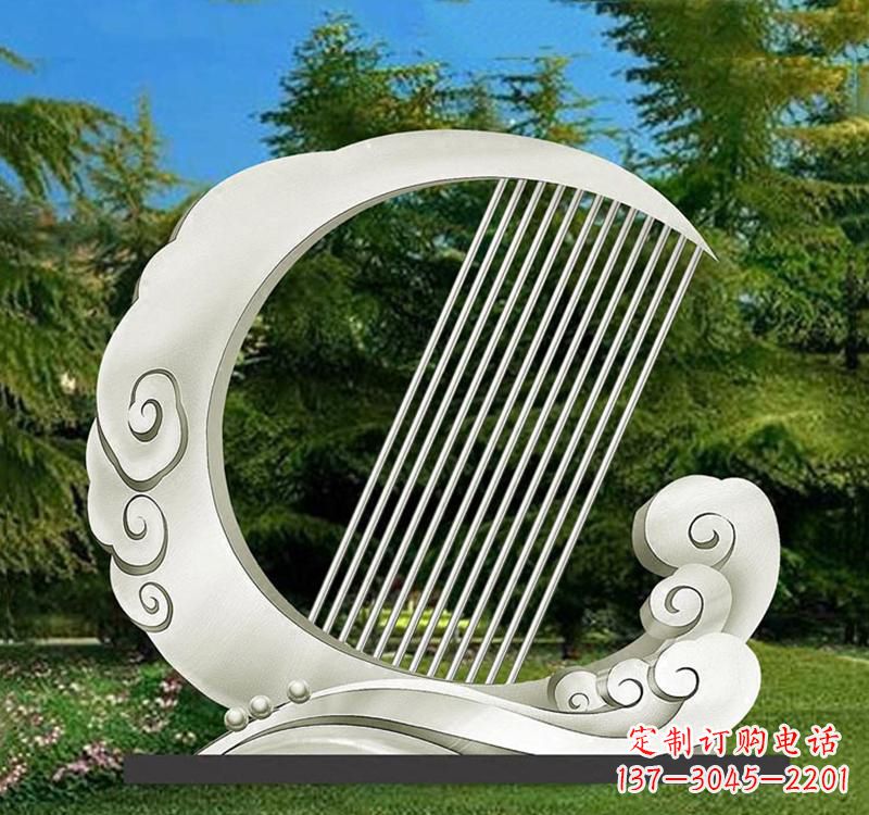 贵州精美的不锈钢月亮雕塑