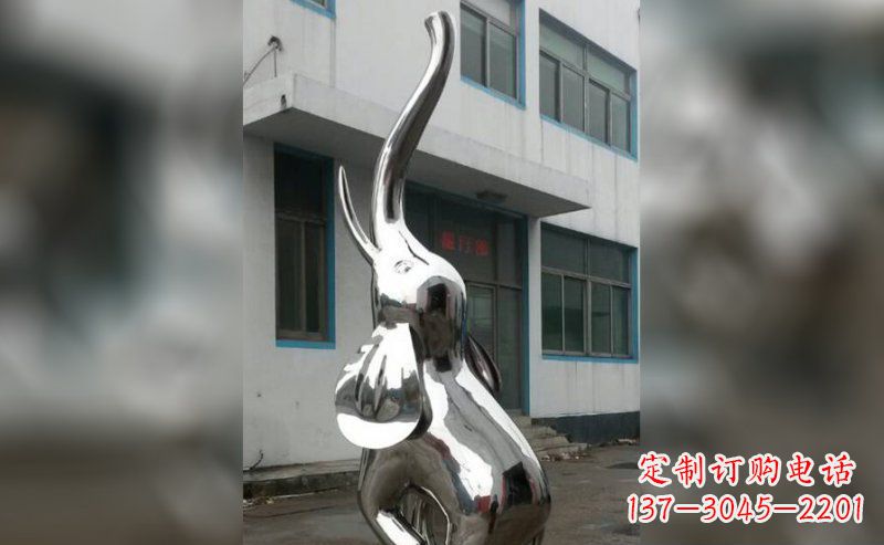 贵州精致的不锈钢大象雕塑