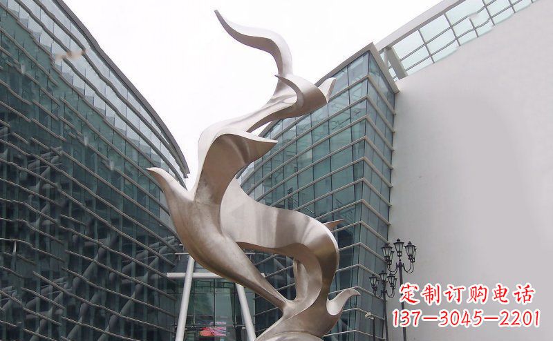 贵州不锈钢大雁雕塑