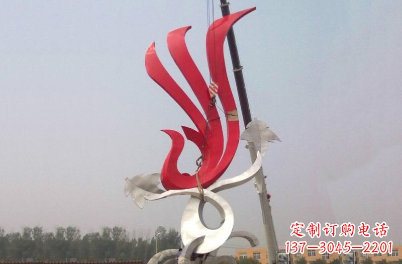 贵州不锈钢凤凰雕塑安装介绍