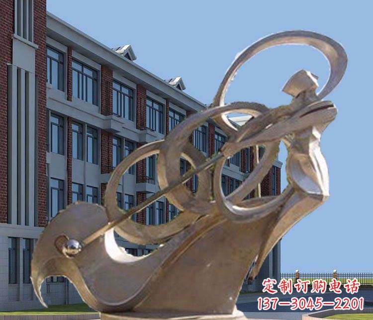 贵州不锈钢制作的高尔夫球人物雕塑
