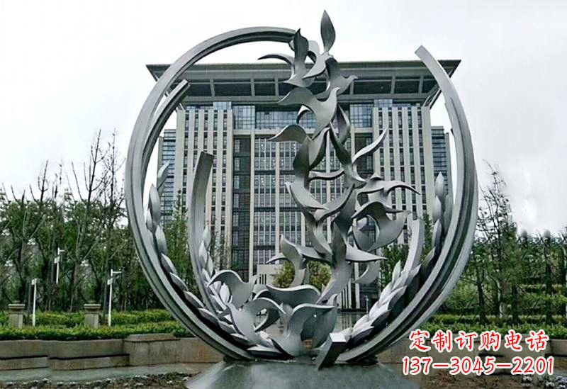贵州不锈钢和平鸽雕塑