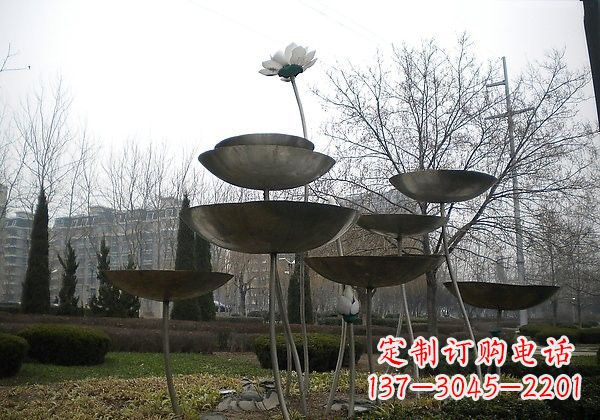 贵州不锈钢荷花雕塑浪漫与优雅的融合