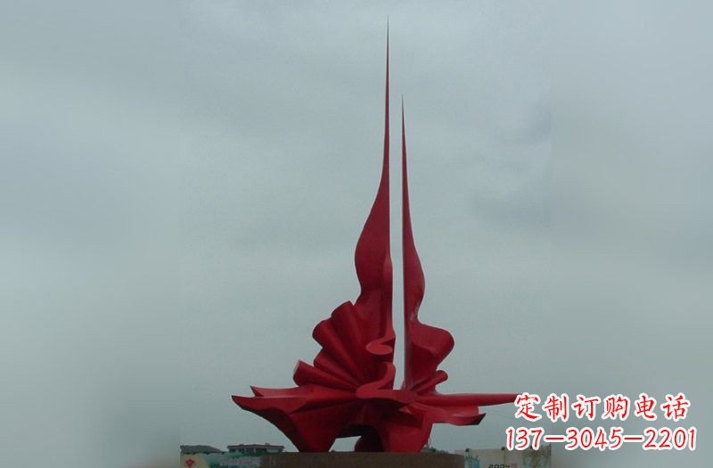 贵州精美不锈钢火炬雕塑