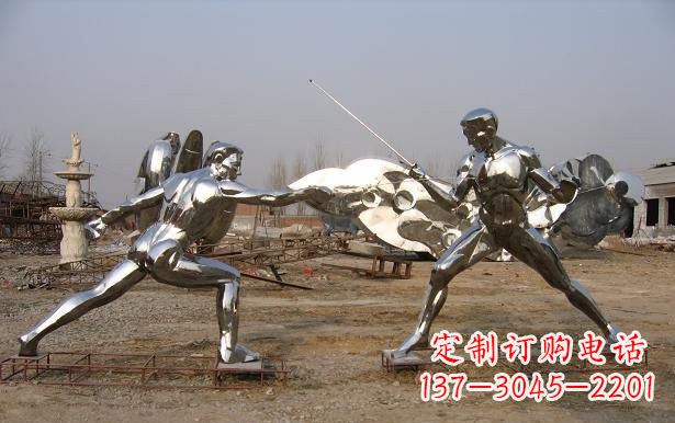 贵州不锈钢雕刻的运动员雕塑
