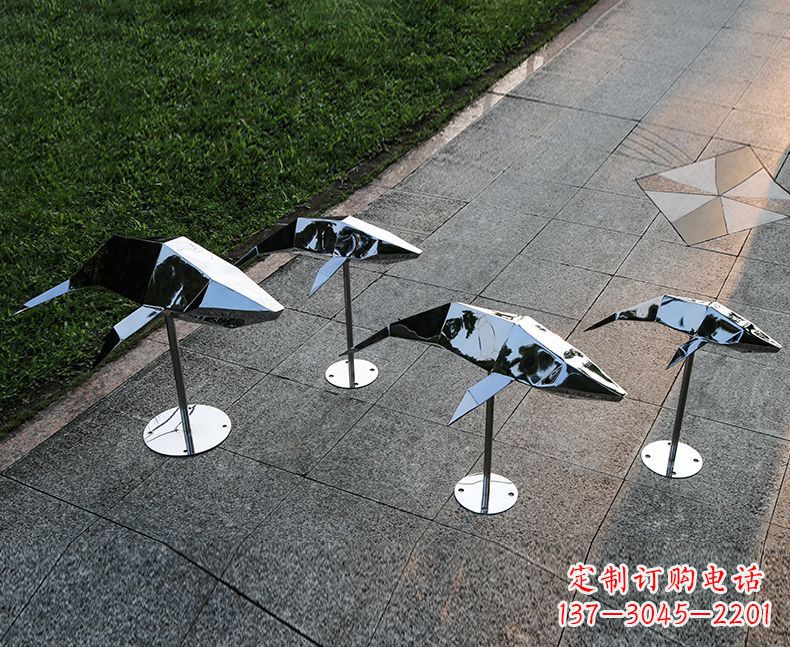 贵州不锈钢海豚雕塑精致的海洋之美