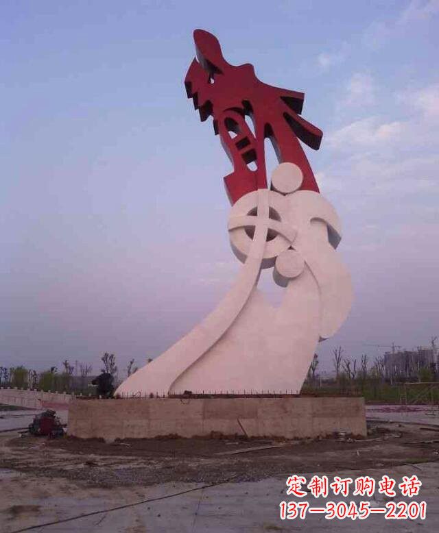 贵州不锈钢龙雕塑点亮龙城市景观