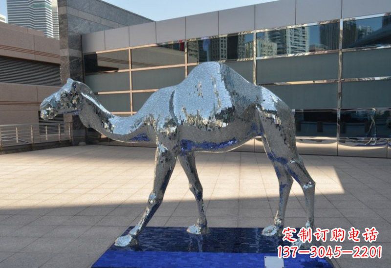 贵州不锈钢骆驼雕塑