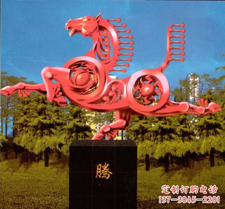 贵州精美不锈钢马雕塑