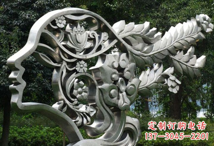 贵州不锈钢美女雕塑一种流行的艺术形式
