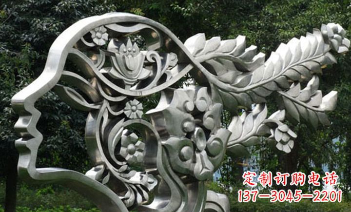 贵州不锈钢头像雕塑——精美绝伦