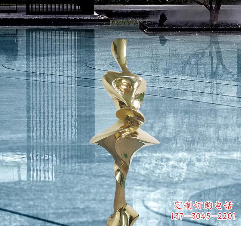 贵州不锈钢材质的人体雕塑