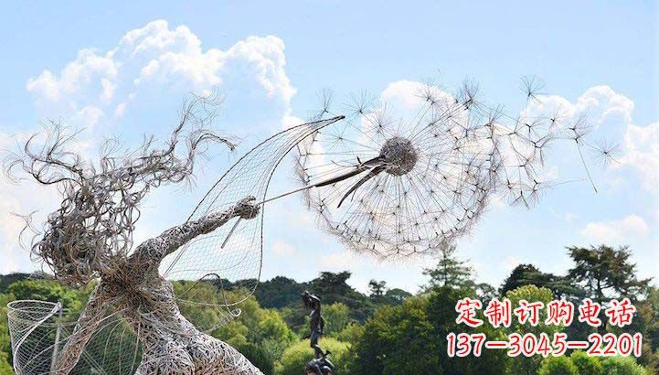贵州不锈钢蒲公英雕塑