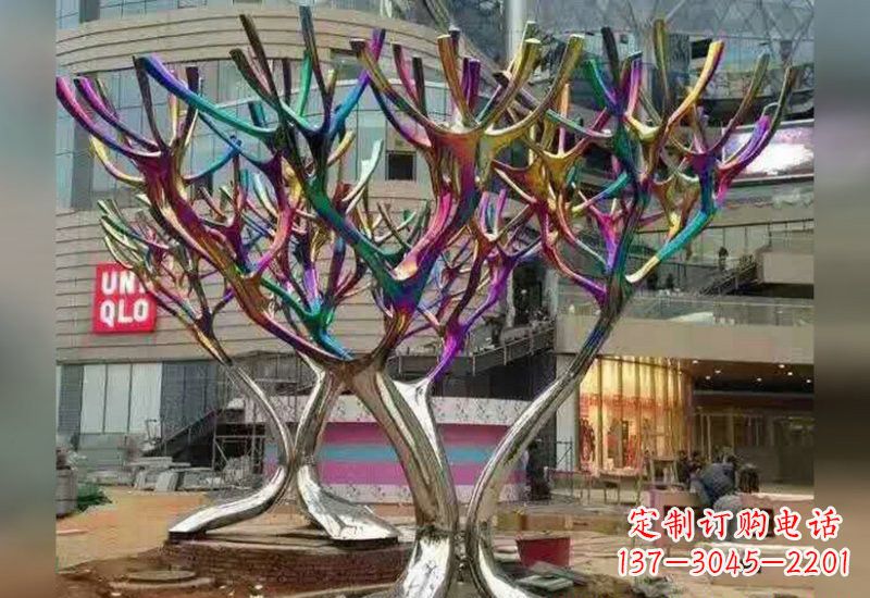 贵州不锈钢树枝雕塑自然的美丽