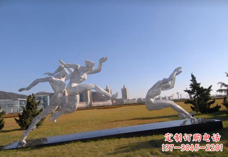 贵州不锈钢运动员雕塑