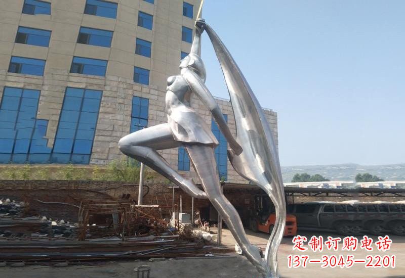 贵州不锈钢女孩雕塑