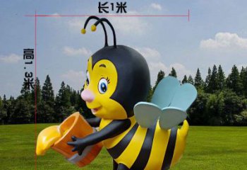 贵州玻璃钢蜜蜂雕塑