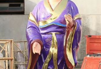 贵州玻璃钢宗教庙宇彩绘八仙神像