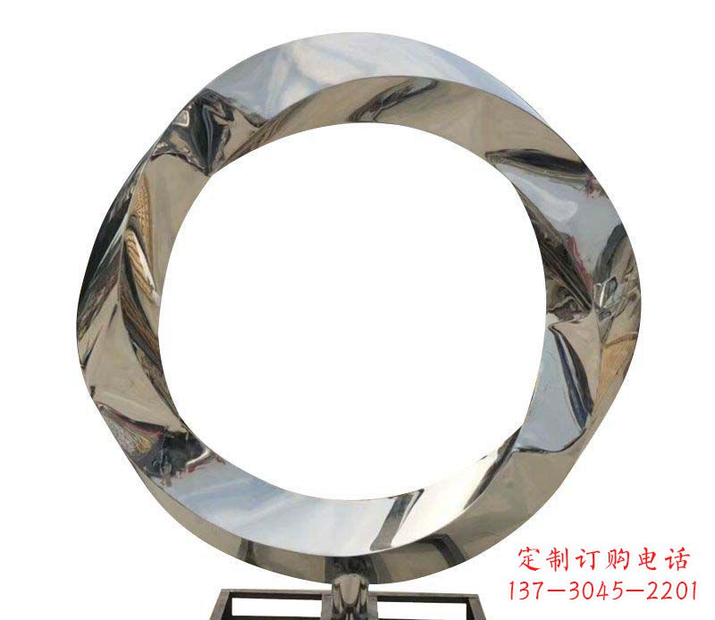 贵州不锈钢圆环雕塑——精美而优雅