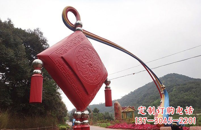 贵州精美不锈钢拱门雕塑