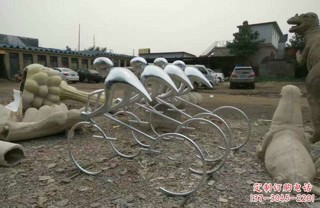 贵州不锈钢自行车雕塑