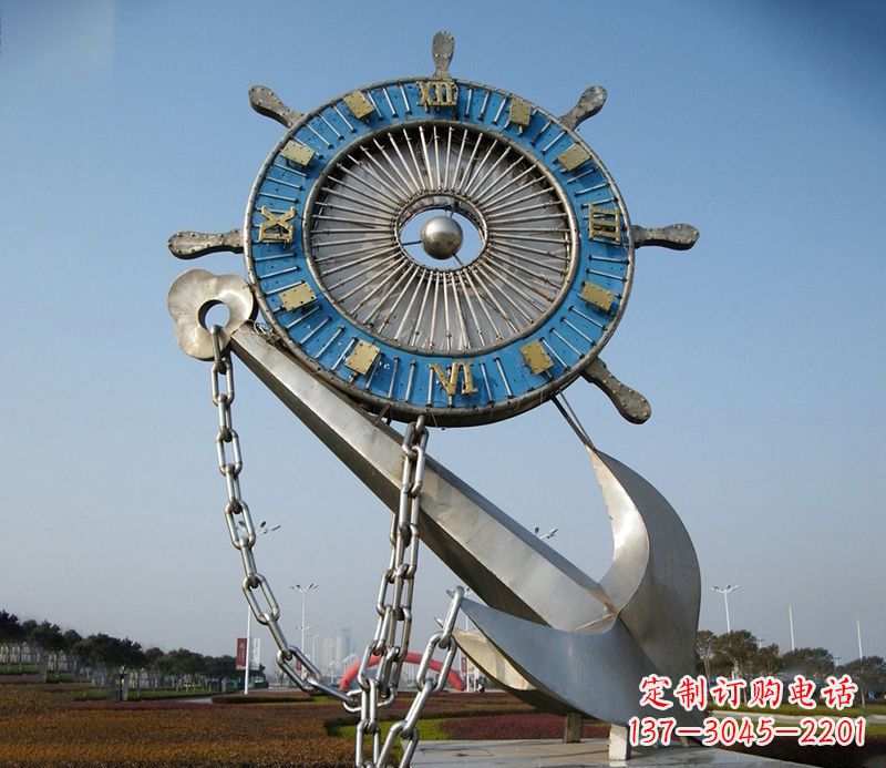 贵州不锈钢船舵雕塑展现精湛工艺