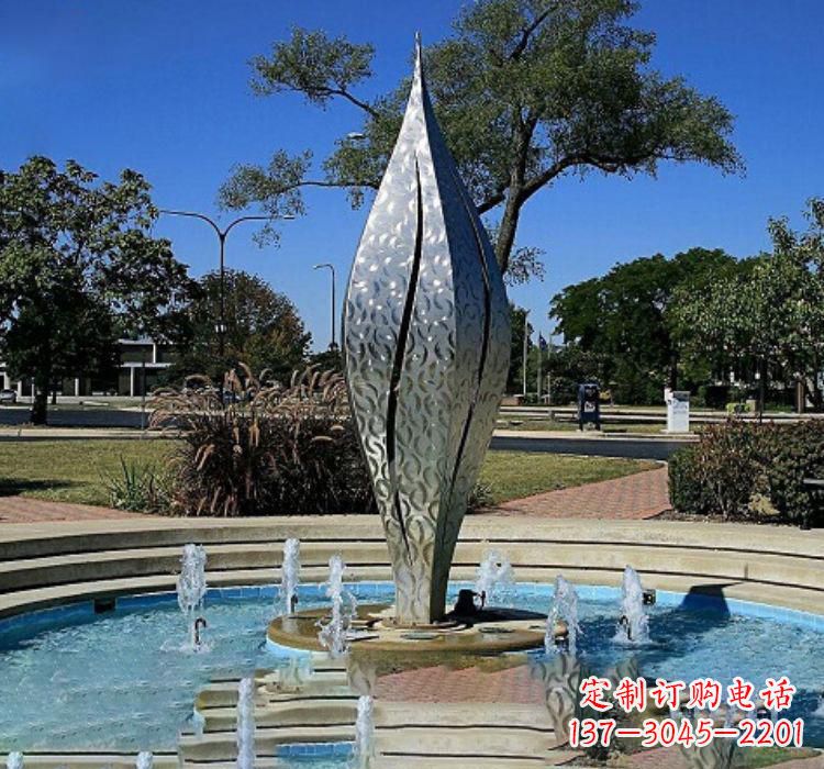 贵州不锈钢创意喷泉雕塑
