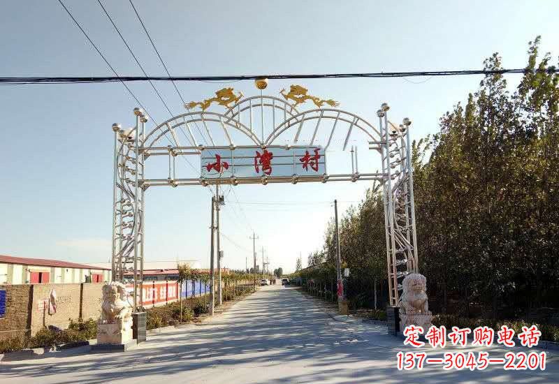 贵州不锈钢牌坊雕塑让美丽的传统永存