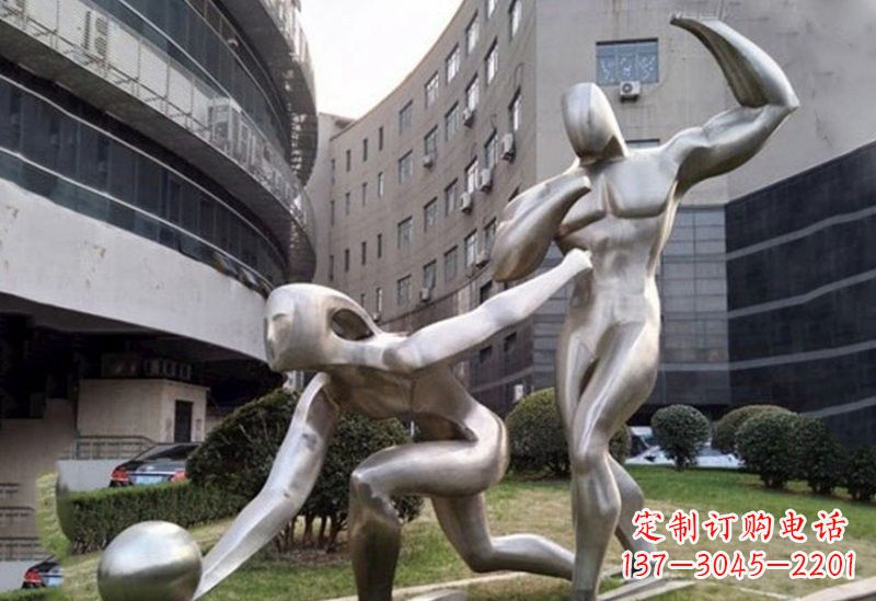 贵州不锈钢保龄球雕塑——精美绝伦