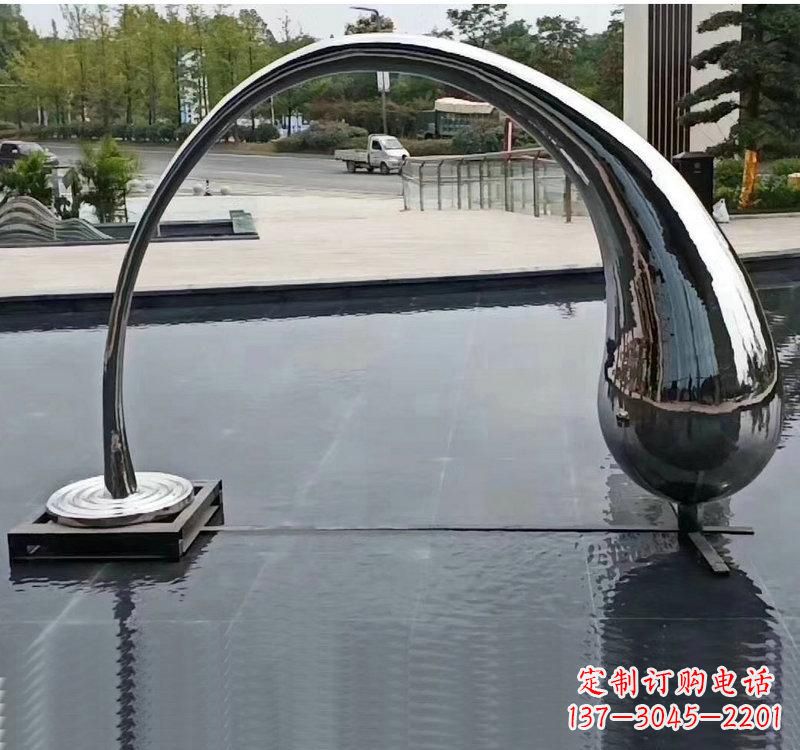 贵州不锈钢大型水滴雕塑让艺术融入生活