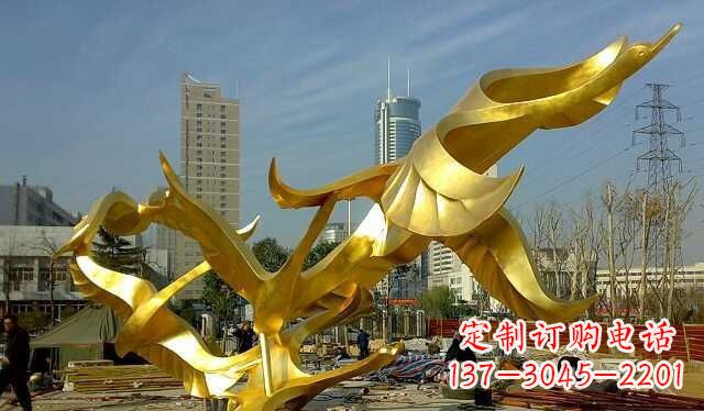 贵州不锈钢大雁雕塑——一件传承中华文化的艺术杰作