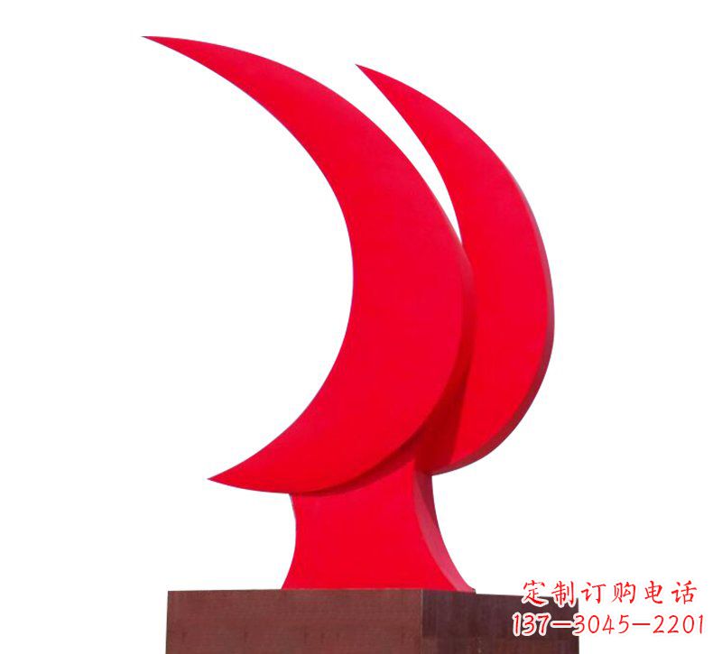 贵州不锈钢党旗雕塑——传承中华文化精神