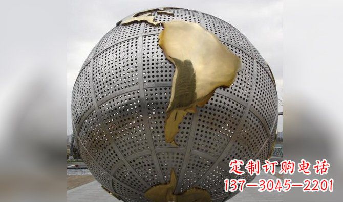 贵州不锈钢地球雕塑传承人类文明的精神象征