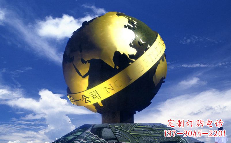 贵州不锈钢地球雕塑传承持久的环保理念
