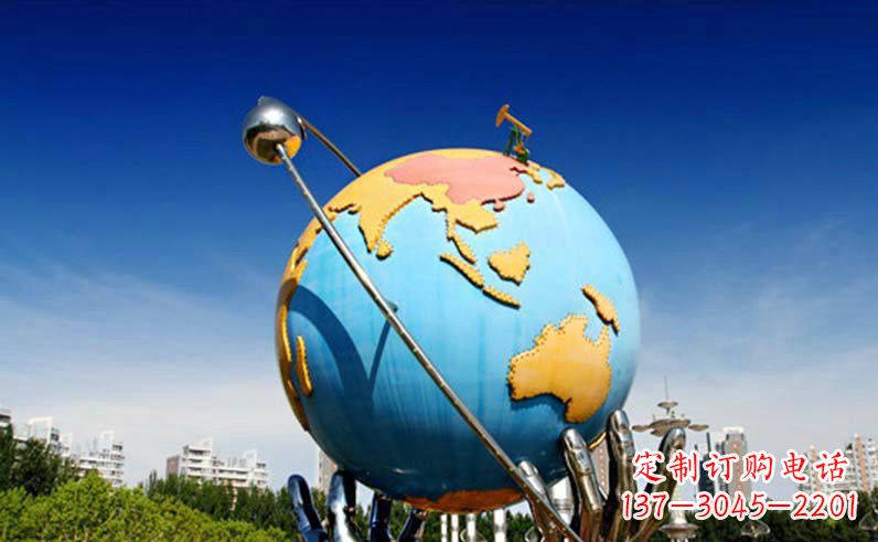 贵州不锈钢地球仪雕塑精致的艺术之作