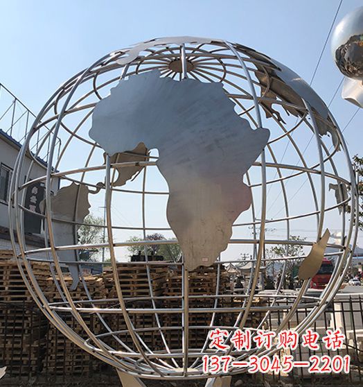 贵州不锈钢地球仪雕塑精美的艺术作品