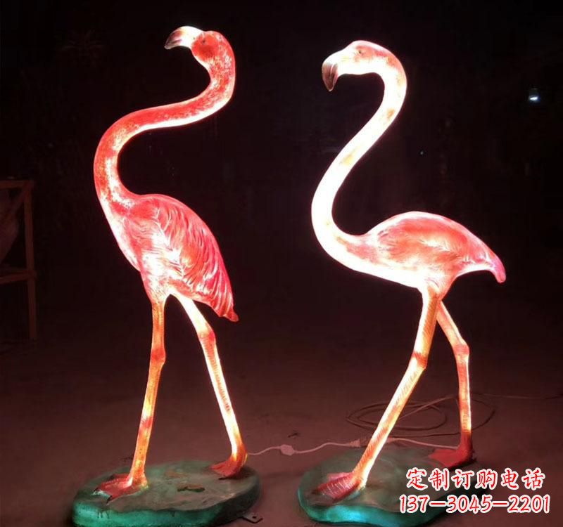 贵州不锈钢火烈鸟绚丽多彩的艺术品