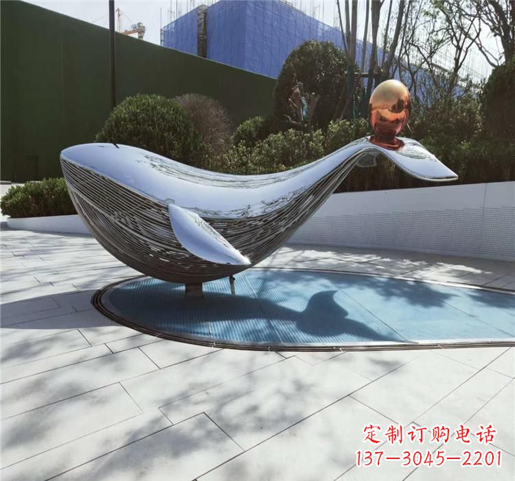 贵州不锈钢海豚雕塑艺术与科技的完美结合