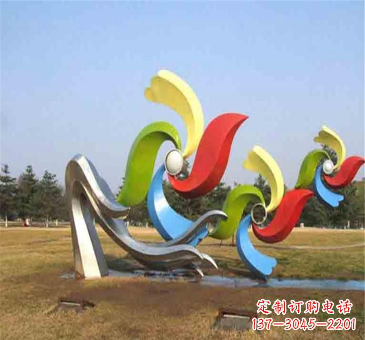 贵州不锈钢风车雕塑绚丽多彩的艺术精品