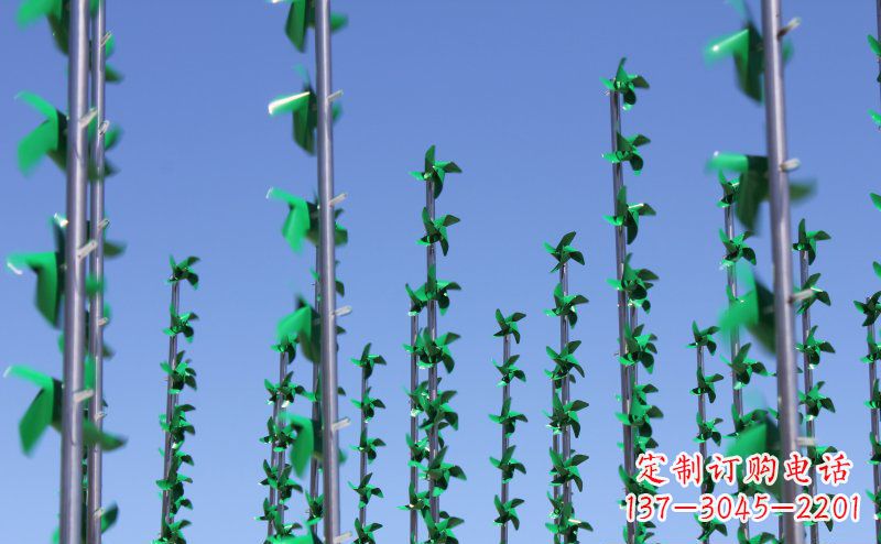 贵州不锈钢风车雕塑灵动而又精致