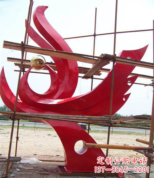 贵州凤凰展翅高飞——不锈钢凤凰明珠广场景观雕塑