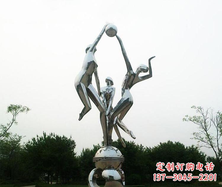 贵州排球女孩雕塑