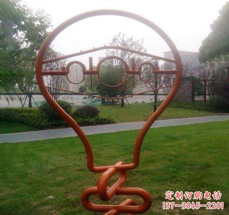 贵州不锈钢灯泡雕塑点亮城市之美