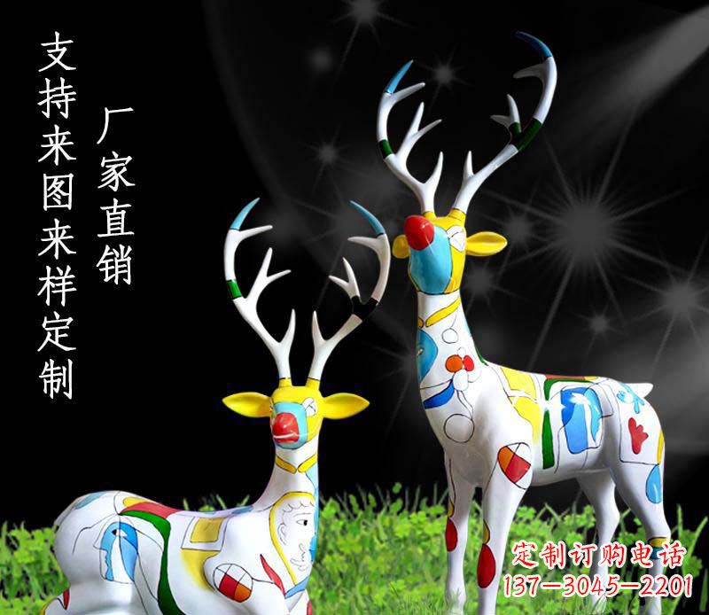 贵州不锈钢动物雕塑——小鹿
