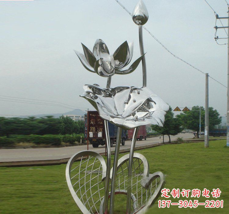 贵州不锈钢荷叶雕塑——精美优雅的艺术品