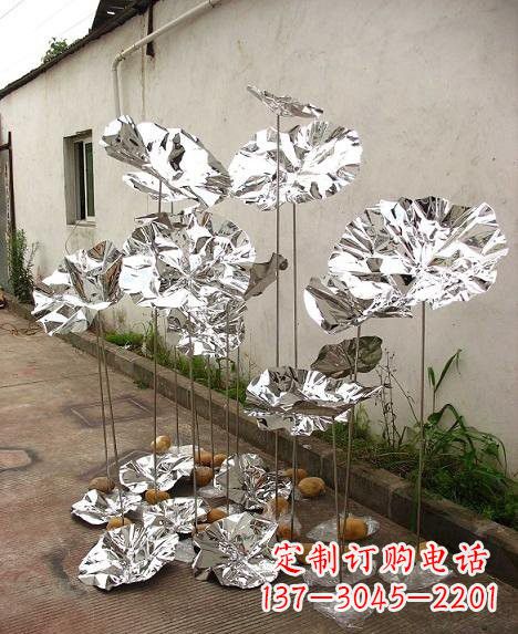 贵州不锈钢荷叶雕塑——精美绝伦