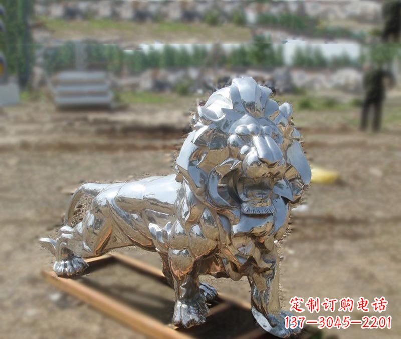 贵州不锈钢雕刻的狮子