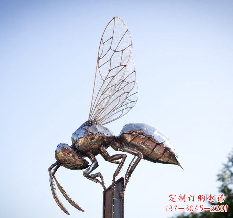 贵州不锈钢公园蜜蜂雕塑精彩纷呈的自然之美